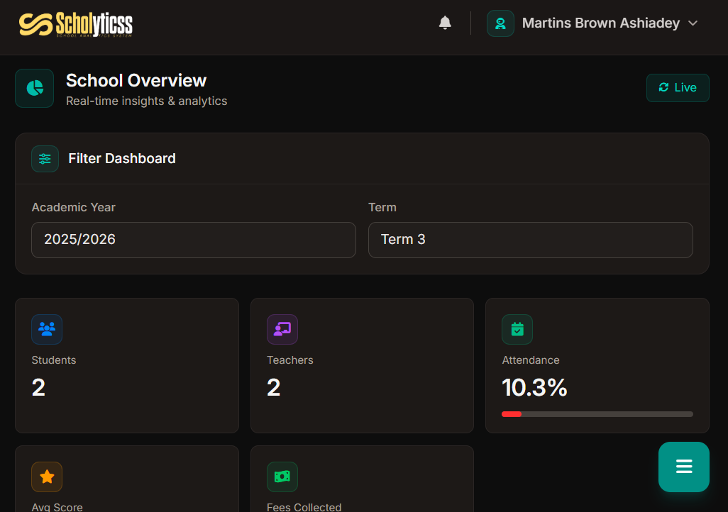 School Dashboard