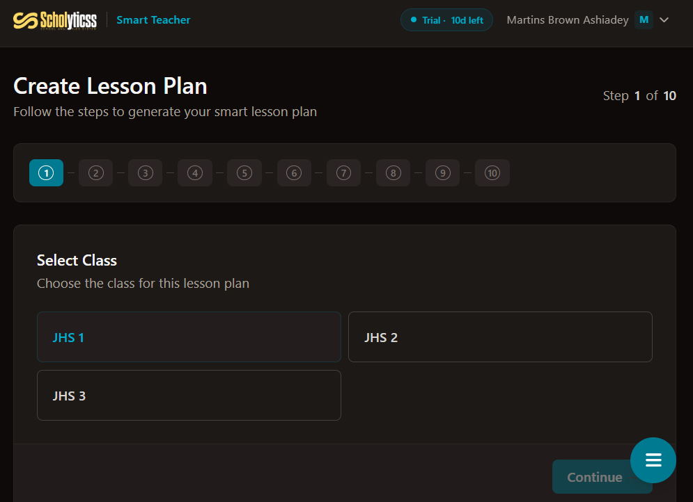 Lesson Planner